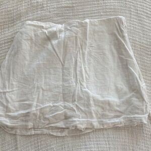 Abercrombie & Fitch White Mini Skirt